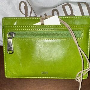 HOBO Garden Green Euro Slide Case Card Wallet